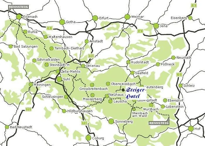 Hotel-gasthaus Steiger Hotel Gräfenthal